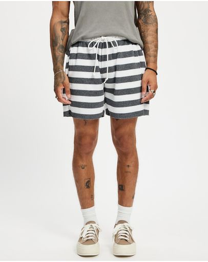 Grey White Stripe