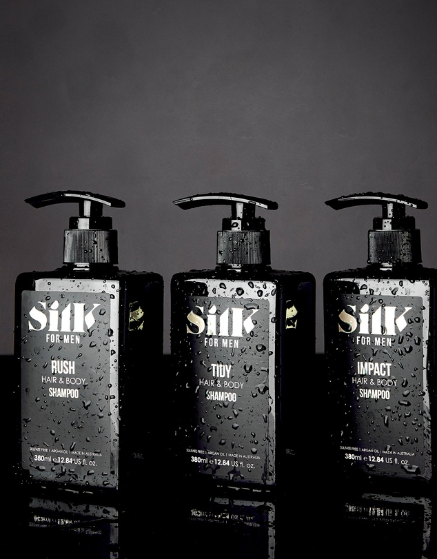 Silk Oil of Morocco - Silk For Men Hair and Body Shampoo - Tidy