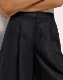 AERE - Linen Bermuda Shorts