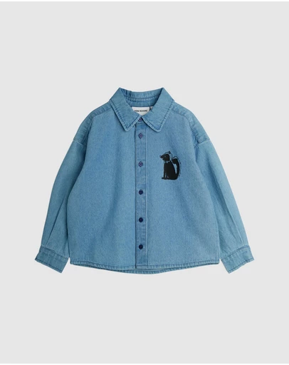 Mini Rodini - Lw Denim Skunk SP LS Shirt