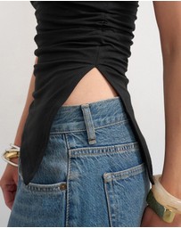 TOPSHOP - Madison Spild Side Bandeau Top