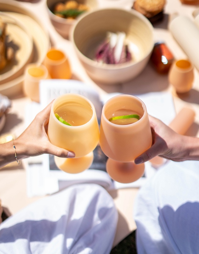 porter green - swepp | silicone unbreakable wine glasses