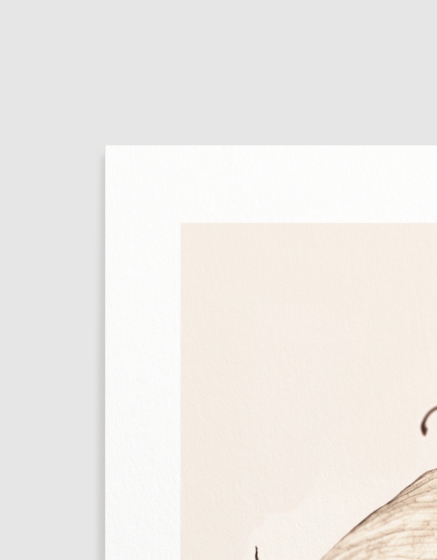 Olive et Oriel - Feuille D'or II Art Print