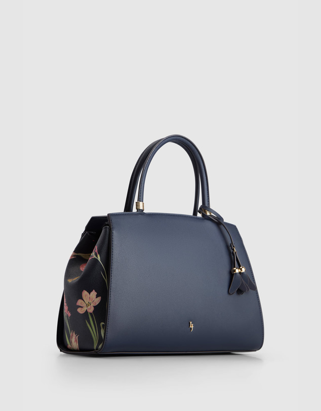 Laura Jones - Cherry Floral Tote Bag