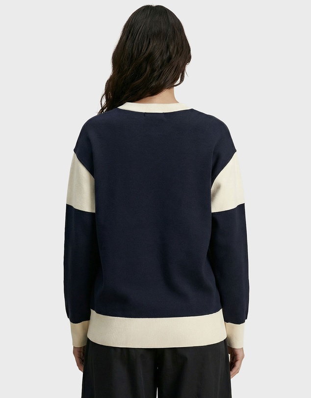 Academy Brand - Maggie Contrast V Sweat