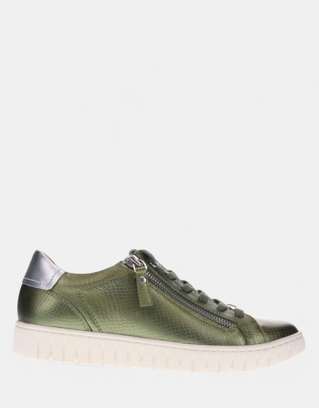 Mia Vita - Luna Zip Casual Sneaker - Green