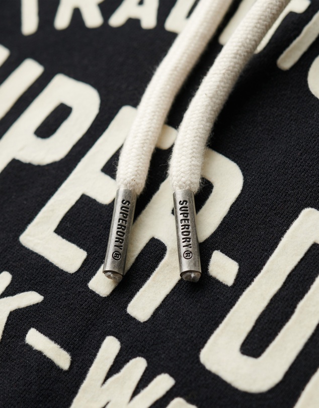 Superdry - Workwear Flock Graphic Hoodie