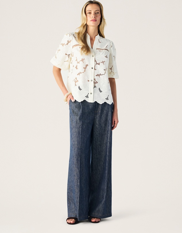 MOS The Label - Whisper Embroidery Blouse