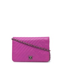Pre-Loved by Azura Reborn - Pre-Loved chanel Quilted Leather Wallet on Chain with Chain Strap