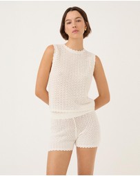 Peony - Pointelle Shorts