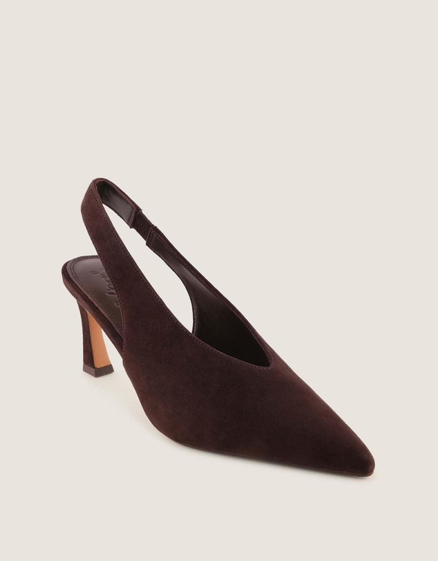 Shelly Shen - Evie High Heels Brown Suede