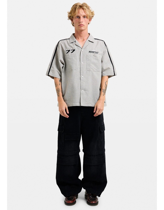 Black Noise White Rain - Noise Short Sleeve Shirt