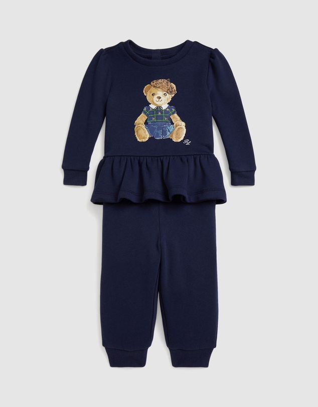 Polo Ralph Lauren - Polo Bear Fleece Sweatshirt & Pants Set - Babies