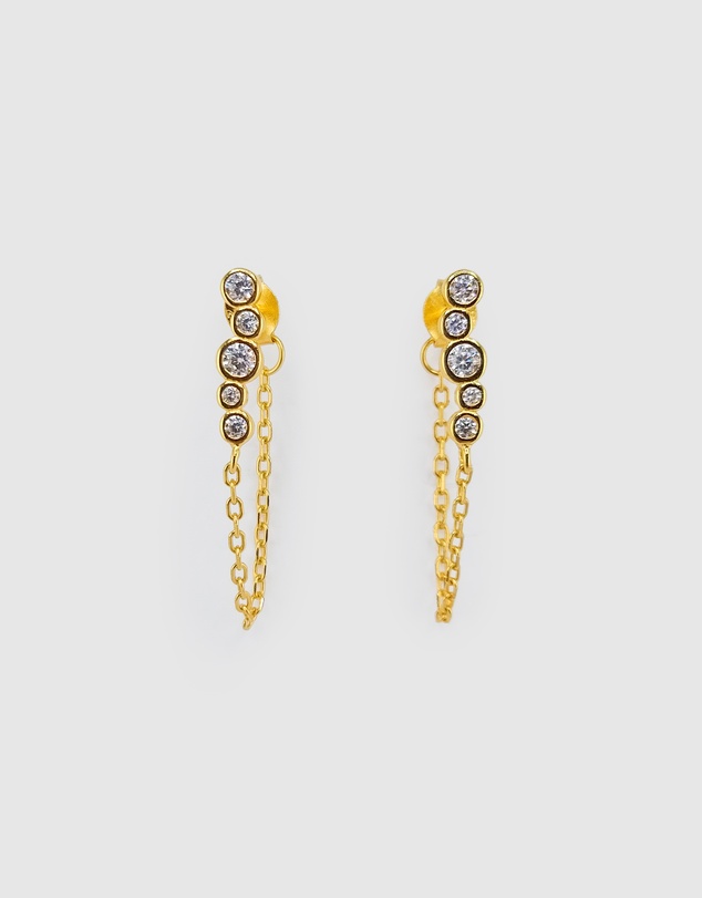 Izoa - Elodie Drop Stud Earring