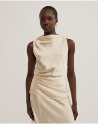 Witchery - Crinkle High Neck Top