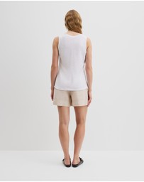 Country Road - Linen Scoop Neck Tank