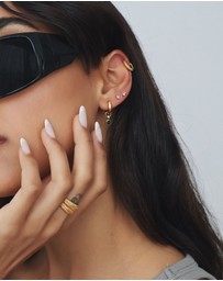 HOUSE OF SLANI - Eudora Ribbed Gold Ring