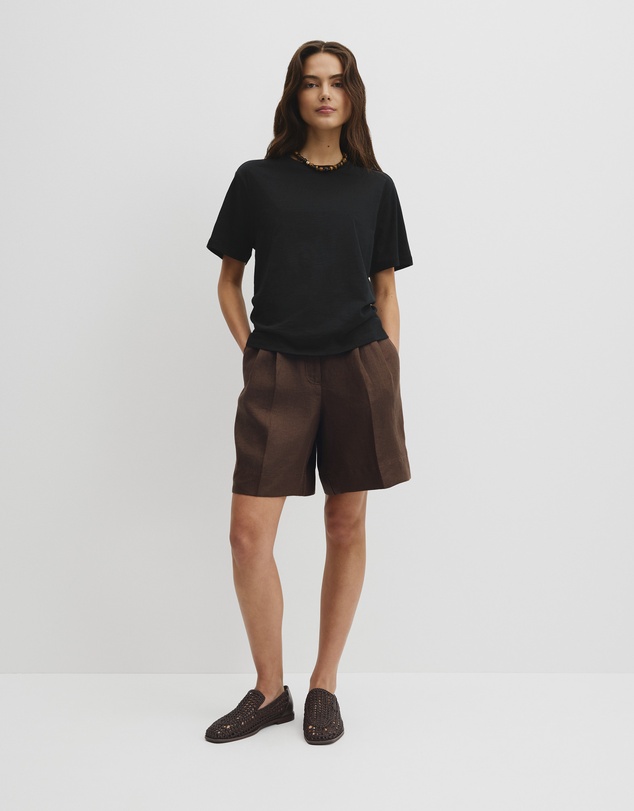 Country Road - Textured Short Sleeve Slub T-shirt