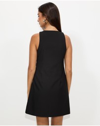 Dazie - Daybreak Keyhole Mini Dress