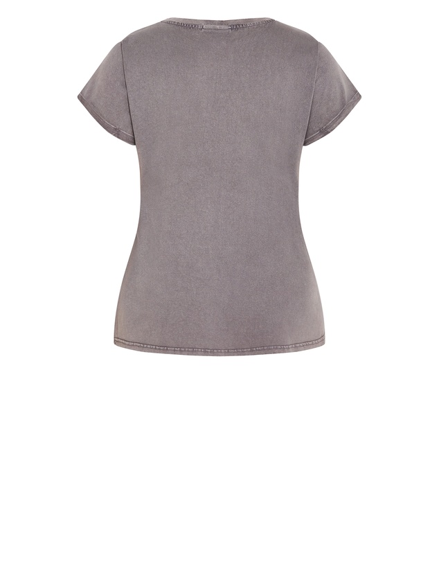 City Chic - Moonlight Cuff Tee