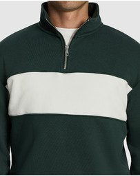 yd. - Logan 1/4 Zip Sweatshirt