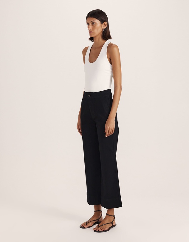 SABA - Ava Cropped Wide Leg Jean