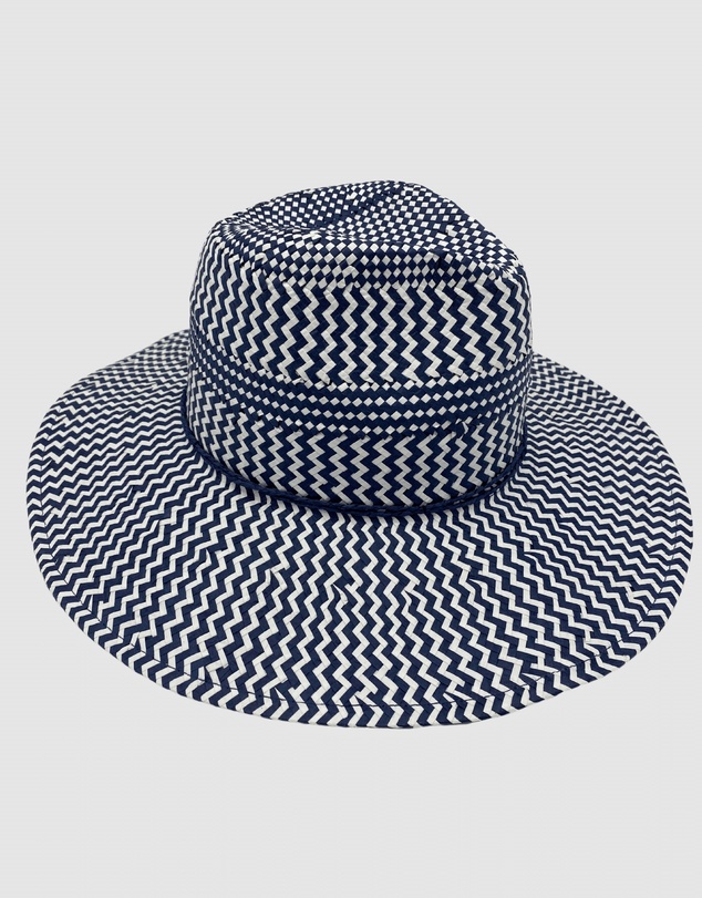 Jacaru - Jacaru 1864 Navy & White Paper Hat