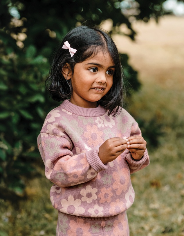 Kynd Baby - Knit Jumper in Bold Floral