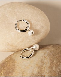 Najo - Heavenly Pearl Silver Earring