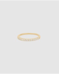 By Charlotte - Diamond Halo Ring
