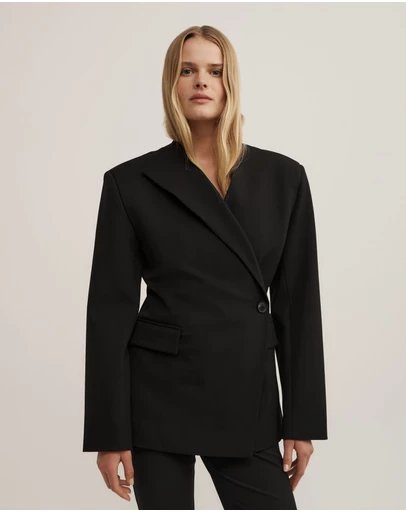 Witchery - Long Sleeve Wrap Blazer
