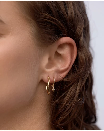 Native Sol - Lani Wave Hoops