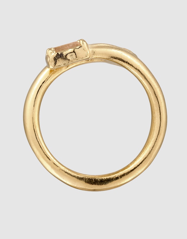 Haze & Glory - ICONIC EXCLUSIVE - Luna Rose Wrap Ring in 925 Silver Vermeil