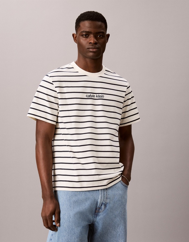 Calvin Klein Jeans - Logo Graphic Stripe Relaxed T-Shirt
