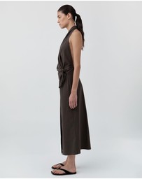 St. Agni - Halter Wrap Backless Dress