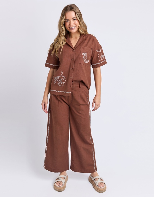 Foxwood - Paradise Shirt Chocolate