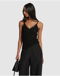 Decjuba - Gracie Lace Knit Tank