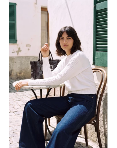 The Fated - Verona Braid Knit Jumper