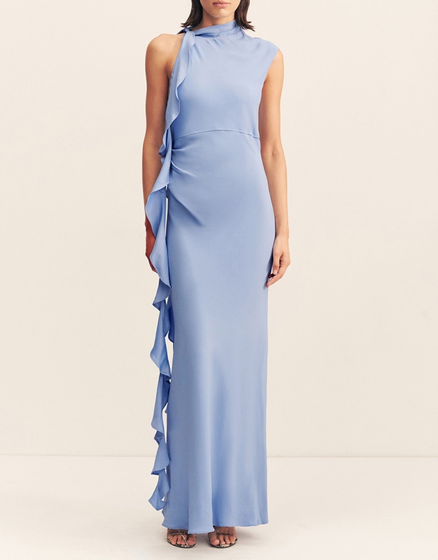 Shona Joy - Rio Draped Ruffle Maxi Dress