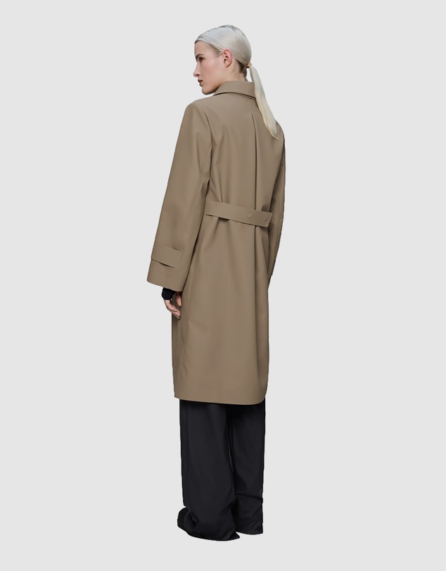 RAINS - Nara Long W Jacket Beige