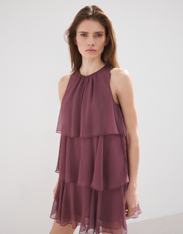 M.N.G - Short Ruffled Dress