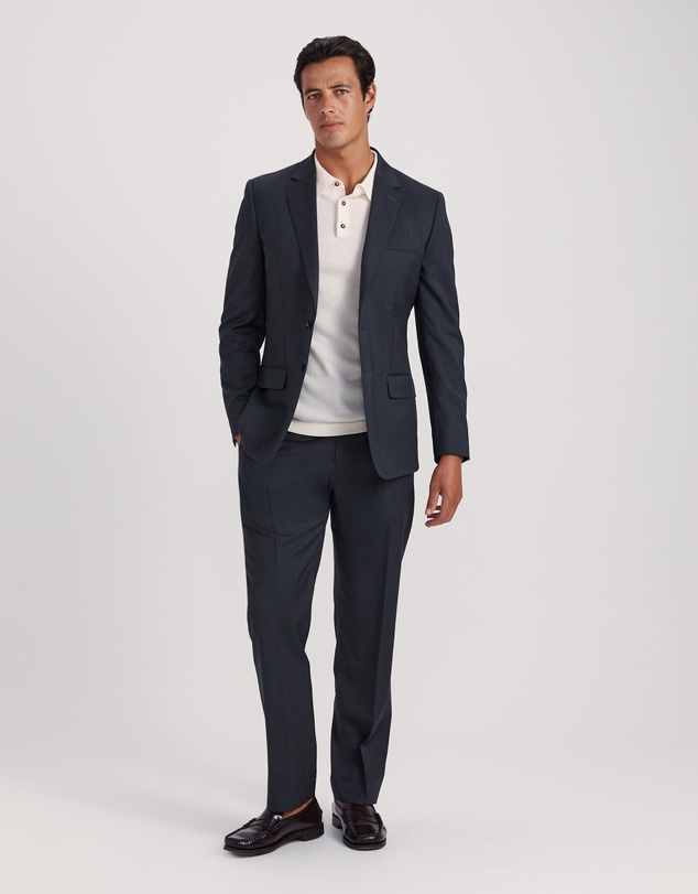 SABA - Franklin Merino Wool Long Sleeve Polo