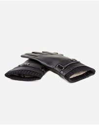 Ozwear Connection Uggs - Ugg Mens Silver Stud Tab Glove (Touch Screen)