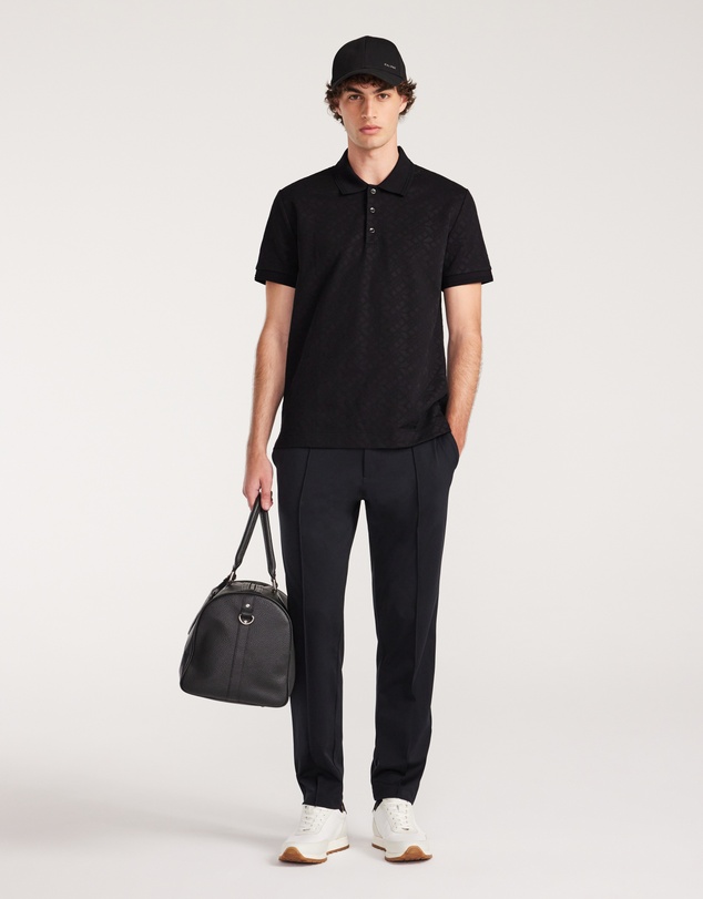 Calibre - Solid Monogram Polo Black