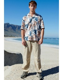 NEXT - Printed Short Sleeve Shirt With Cuban Collar