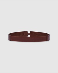 Belle & Bloom - London Fog Leather Waist Belt