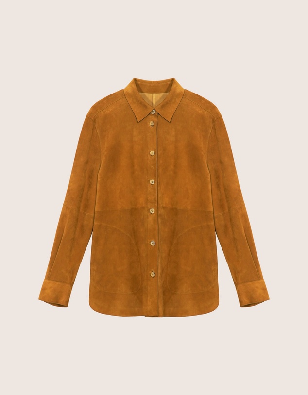 IDA+S - Elara Lambskin Suede Shacket