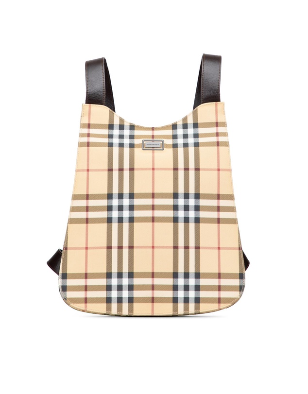 Pre-Loved by Azura Reborn - Pre-Loved House Check Coated Canvas Backpack
