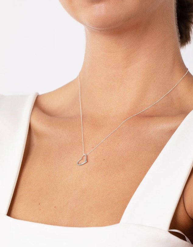 Lovisa - Sterling Silver Heart Pendant Necklace