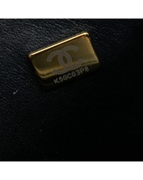 Pre-Loved by Azura Reborn - Pre-Loved Mini Square Lambskin Resin Crystal Monacoco Flap
